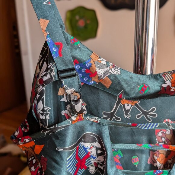 Vintage 1997 Looney Tunes Satin Night Gown - Picture 4 of 6